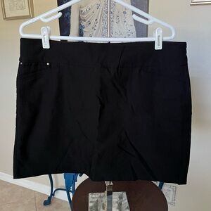 Attyre New York Black Skort = Shorts + Skirt - 14